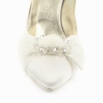 ERICA fiocco • Stella Blanc: wedding shoes Made in Italy