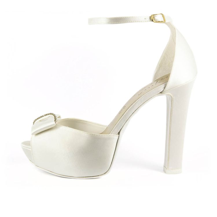 ROSA Fiocco • Stella Blanc: wedding shoes Made in Italy