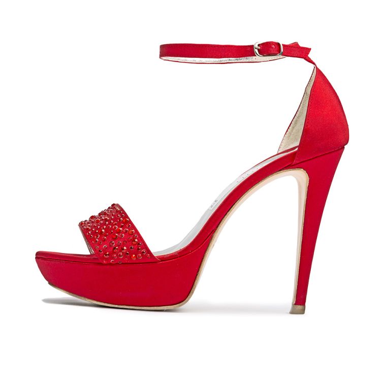 TULIPANO ROSSO • Stella Blanc: wedding shoes Made in Italy