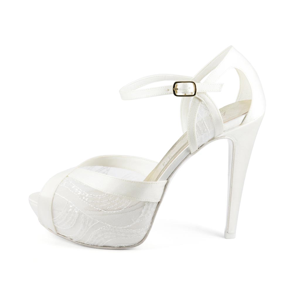 CRISTALLO • Stella Blanc: wedding shoes Made in Italy